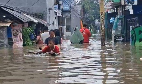 Genangan Banjir Jakarta Update 23 Januari Sore