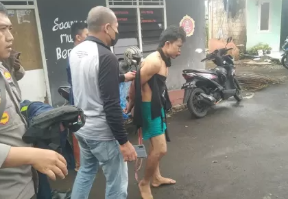 Maling Bengkel di Bogor Diamankan Warga