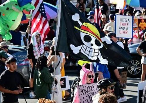 Demo “No Kings” Ricuh Untuk Protes Trump di AS