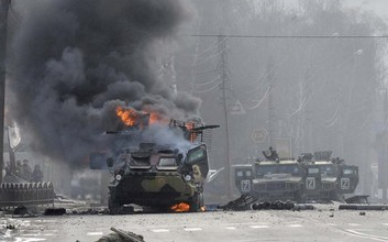 Rusia Menyerang Ukraina Habis-habisan