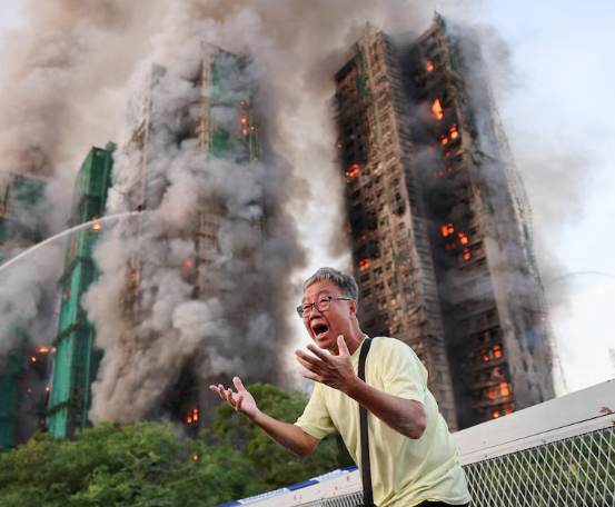 Petinggi Konstruksi Ditangkap Terkait Kebakaran Hong Kong