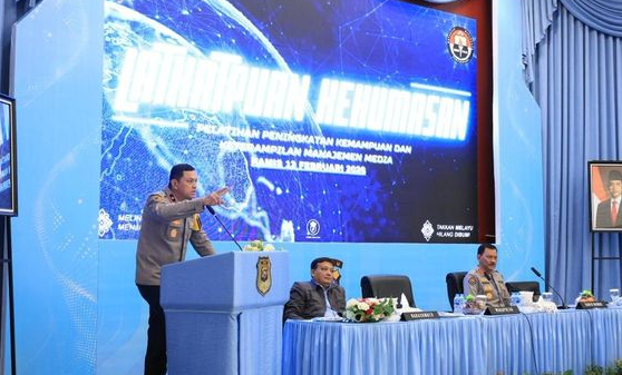 Polda Riau Menggelar Pelatihan Kehumasan